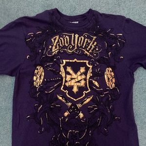 Zoo York Purple T-Shirt Medium *measures 29 inches across